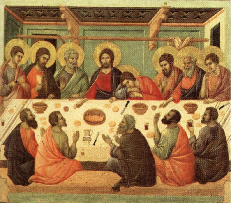 Duccio di Buoninsegna Last Supper Norge oil painting art